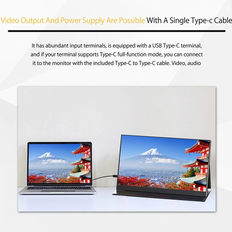 Przenośny monitor Pro-View, 14" PM1400-2K - z złączem usb typu c
