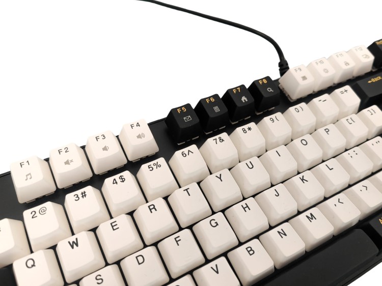 Klawiatura Mechaniczna podświetlana RGB przewodowa CX20 - klawisze funkcyjne, multimedialne