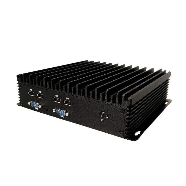 Komputer przemysłowy EF2 i5-1334U, 16GB RAM, 256GB SSD M.2, Pasywny, Win 11, IP50, 24/7. Model EF2 front