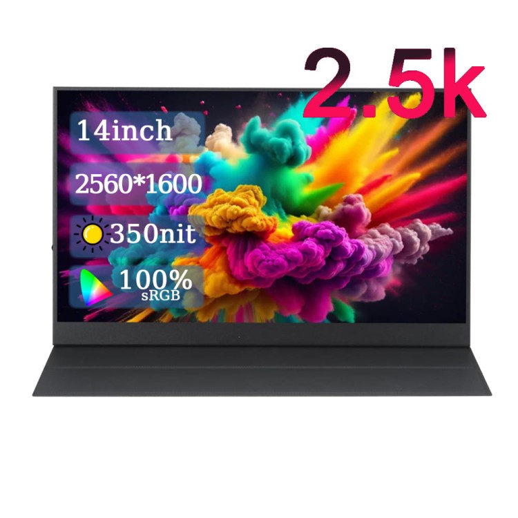 Przenośny monitor Pro-View, 14" PM1400-2K - parametry ekranu