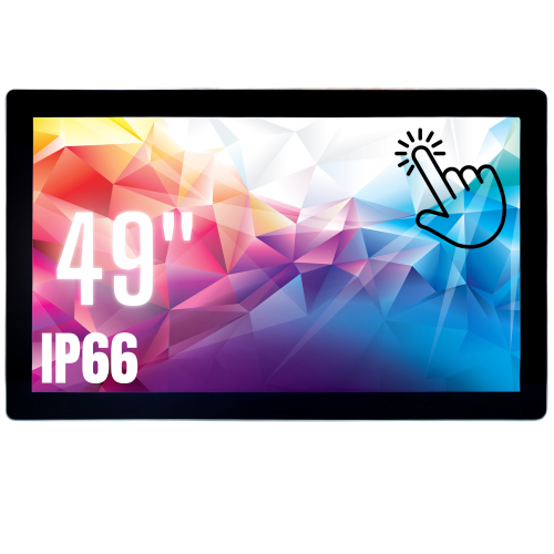 Monitor 49" interaktywny, 4K, dotykowy z androidem, IPS, pojemnościowy.