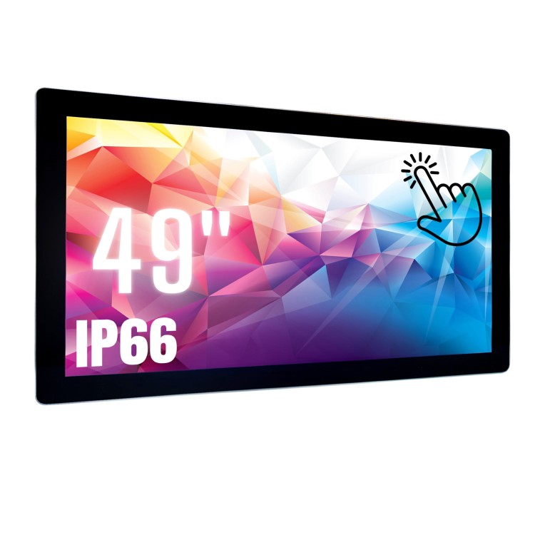 Monitor 49" interaktywny, 4K, dotykowy z androidem, IPS, pojemnościowy. Model M4900-CFK-OPS