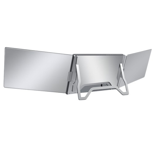 monitor przenośny z dwoma ekranami 15.6" USB-C, 100% sRGB - tył z stopka