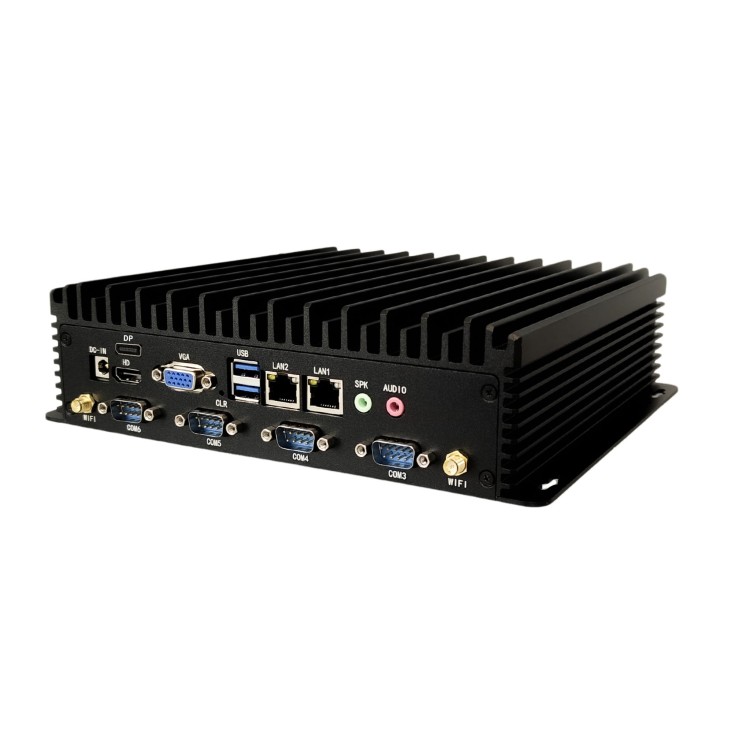 Komputer przemysłowy EF2 i5-1334U, 16GB RAM, 256GB SSD M.2, Pasywny, Win 11, IP50, 24/7. Model EF2 tyl