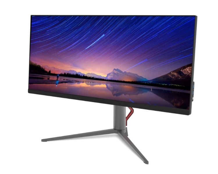 Komputer All in One 30" Ultrawide, 2K, 2560x1080, i5-1340P/16GB RAM/1TB M.2, Win 11 Pro, WiFi, PIVOT. Model AIO30-UW front 2