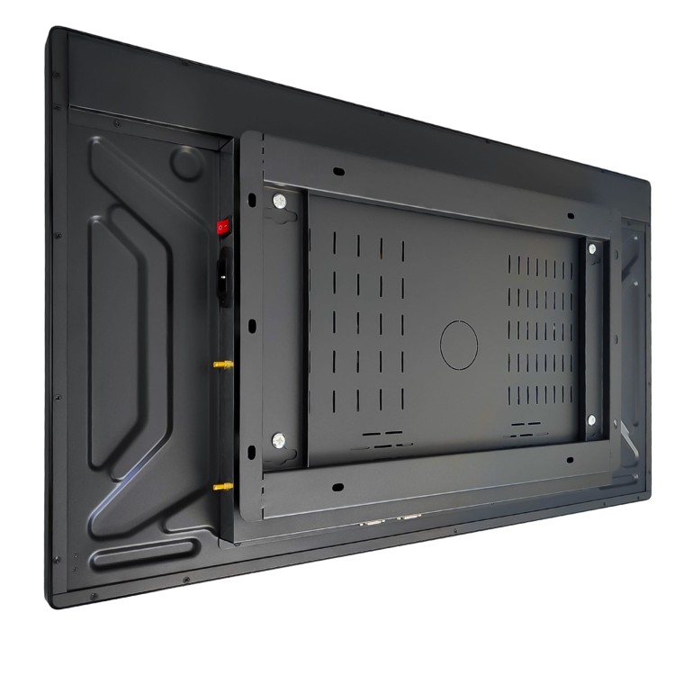 Komputer panelowy 32", Intel i5-1335U, 16GB RAM/1TB NVMe, Przemyslowy, Win 11 Pro. Model PPC3200 tyl
