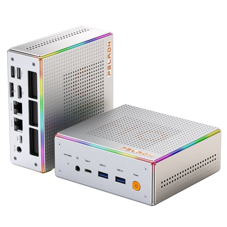 Mini Komputer PELADN HO-4, AMD Ryzen 9 7940HS, 16GB/1TB, USB-C, Win 11 Pro. Model HO-4