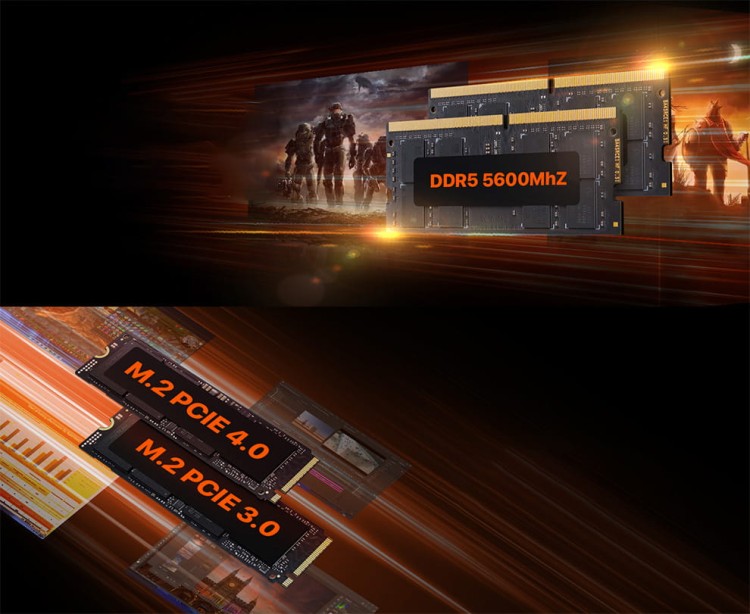 mini komputer peladn ho4 - ram ddr5 i dysk m.2 pcie 4.0