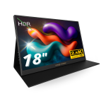 Monitor przenośny 18" 2.5K, 144Hz, Gamingowy, Pro-View, USB-C, 100% sRGB, IPS, HDR. Model PM1800-2.5K