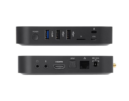 Mini komputer MINIX X35i PLUS MAX, RK3566 ARM Cortex-A55, 32GB eMMC, 4GB RAM, Android 11, WiFi, Bluetooth. Model MINIX X35i PLUS MAX porty