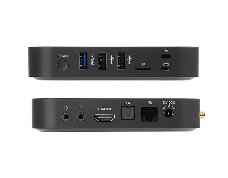 Mini komputer MINIX X35i PLUS MAX, RK3566 ARM Cortex-A55, 32GB eMMC, 4GB RAM, Android 11, WiFi, Bluetooth. Model MINIX X35i PLUS MAX porty