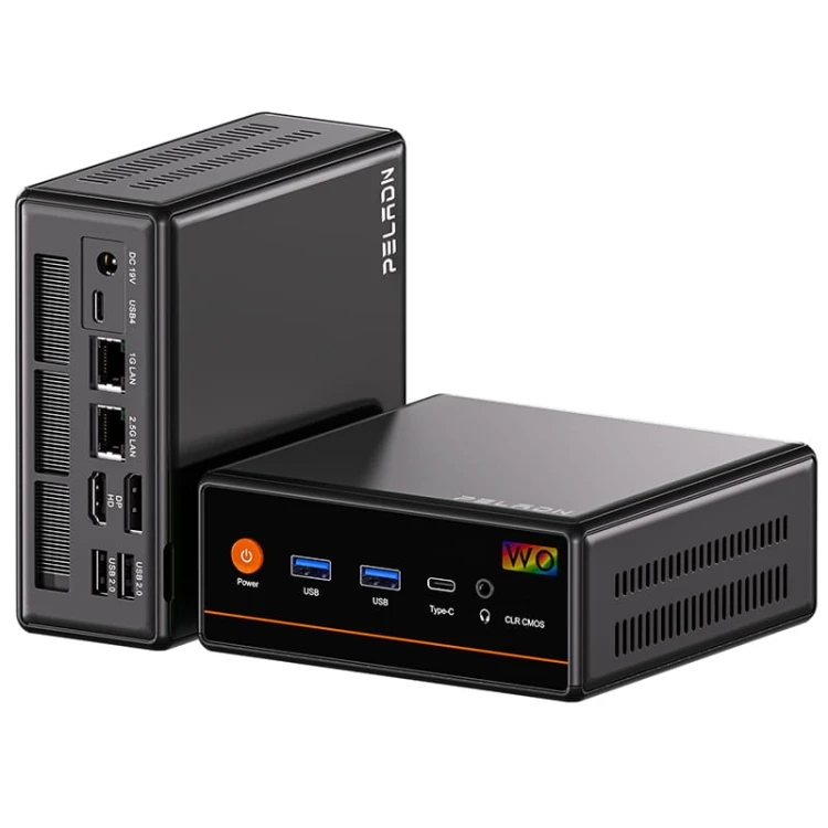 Mini komputer PELADN WO4 AMD Ryzen 5 7640HS, 8GB/256GB, Win 11Pro, WIFI, PC. Model WO4